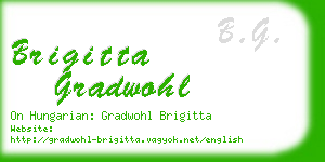 brigitta gradwohl business card